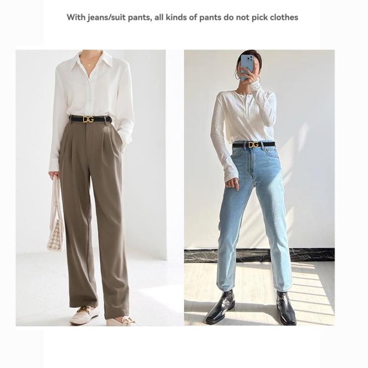 Beige Belted Wide Leg Trousers  |  Womens Trousers Clothing Trousers