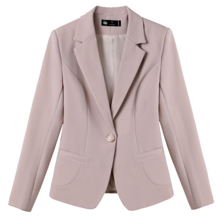 Beige Crepe Notch Collar Blazer  |  Womens Blazers Blazers Blazers