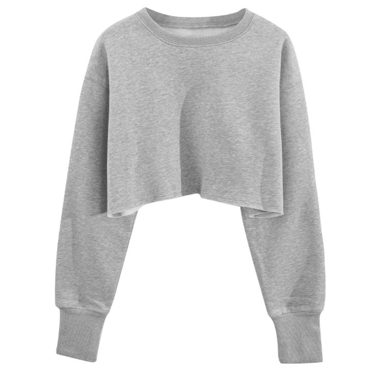 Beige Cropped Sweatshirt  |  Womens Tops & T-Shirts Clothing Hoodies & Sweats