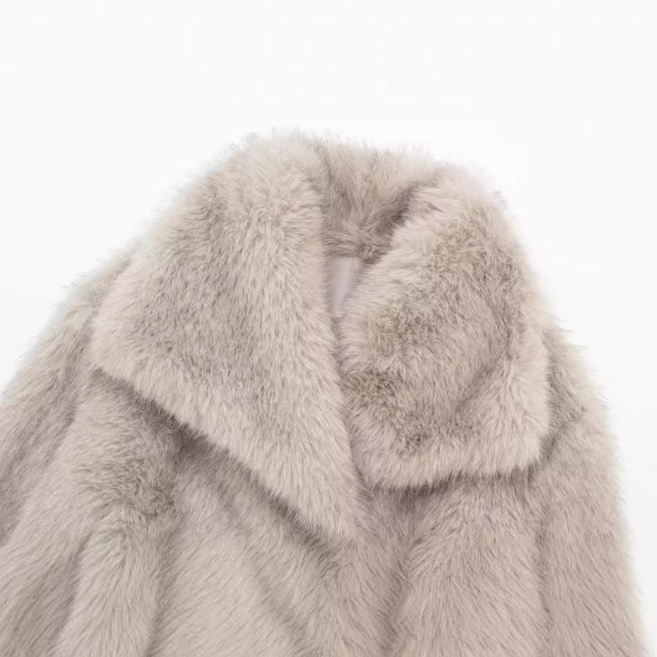 Beige Faux Fur Cape  |  Womens Coats & Jackets Clothing Coats & Jackets