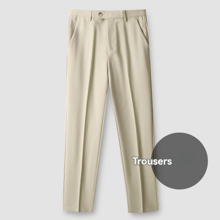 Beige Slim Fit Belted Chino Trousers  |  Mens Chinos Chinos Chinos