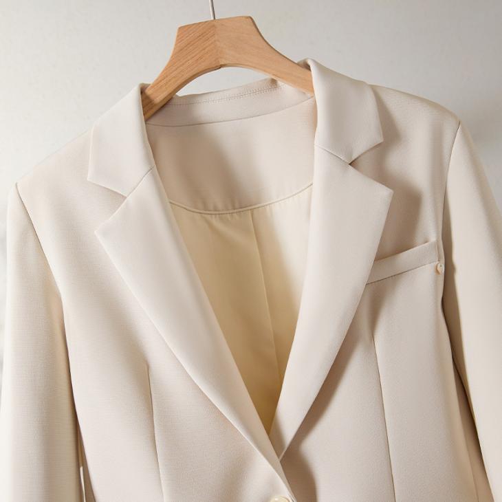 Beige Slim Fit Jersey Blazer  |  Mens Coats & Jackets Clothing Coats & Jackets