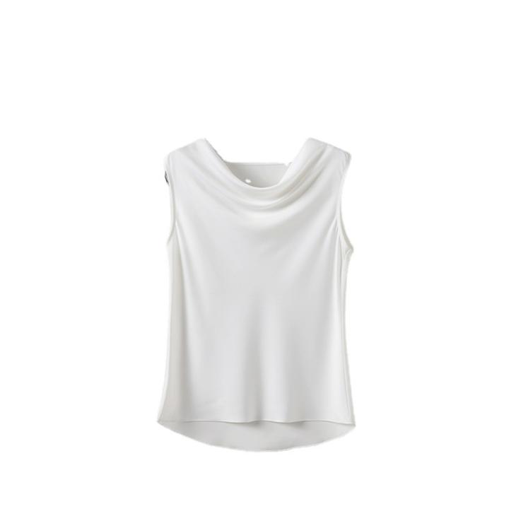 Black Asymmetric Cowl Neck Top  |  Womens Tops & T-Shirts Clothing Tops & T-Shirts