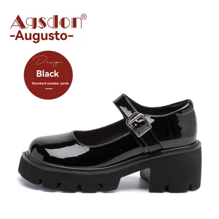 Black Chunky Mary Jane Shoes  |  Womens Shoes Shoes Shoes