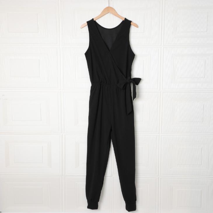 Black Cowl Neck Belted Jumpsuit  |  Womens Jumpsuits & Playsuits Clothing Jumpsuits & Playsuits