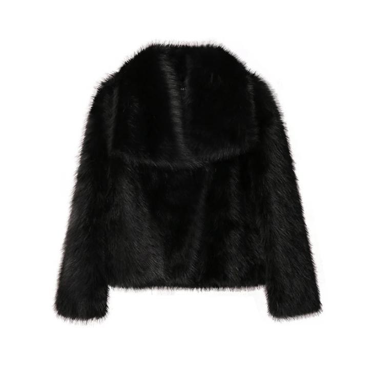 Black Faux Fur Crop Gilet  |  Womens Coats & Jackets Clothing Coats & Jackets