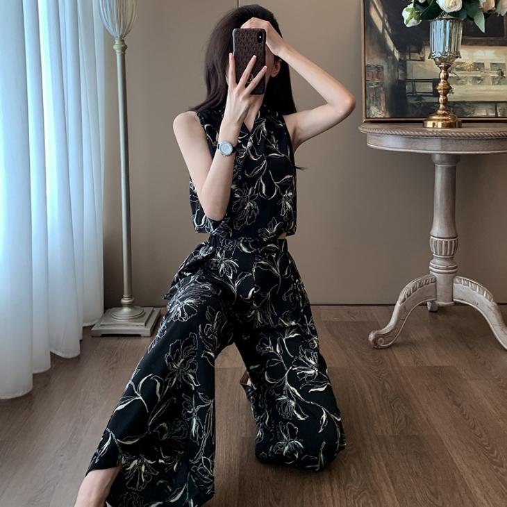 Black Floral Print Jumpsuit  |  Womens Jumpsuits & Playsuits Clothing Jumpsuits & Playsuits