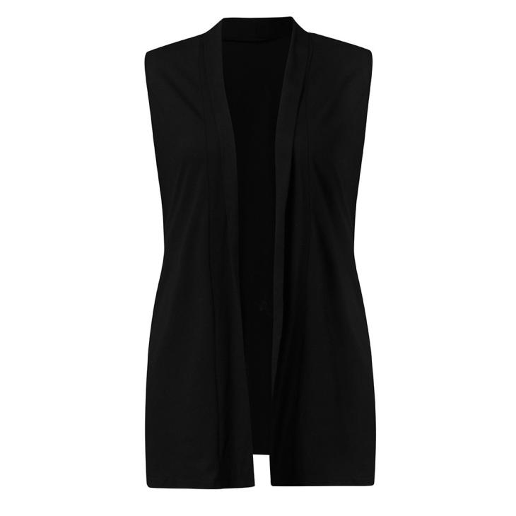 Black Front Knot Vest Top  |  Womens Tops & T-Shirts Clothing T-Shirts & Vests