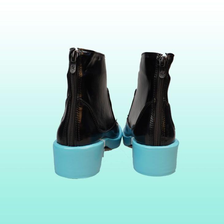 Black Heeled Chunky Boots  |  Womens Boots Boots Boots