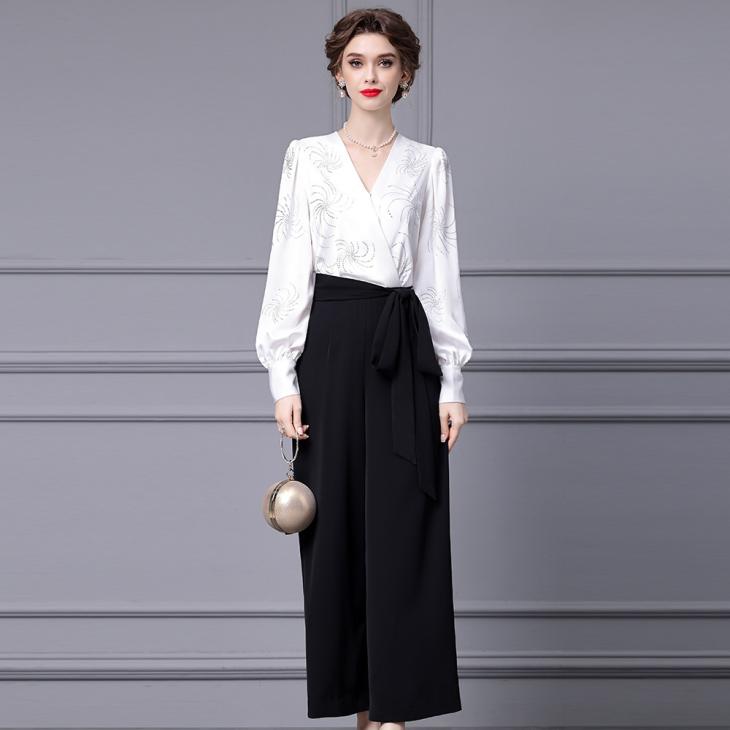 Black High Waisted Wide Leg Trousers  |  Womens Trousers Clothing Trousers