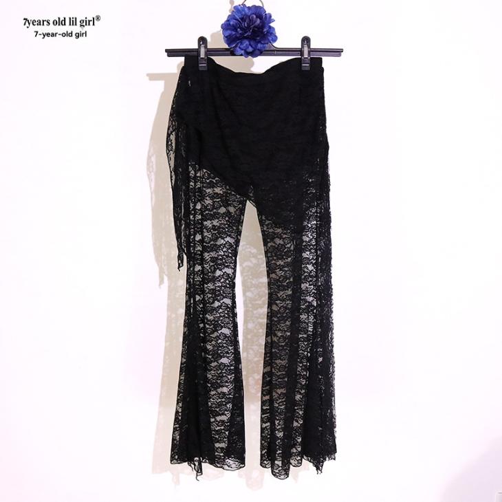 Black Lace Flared Trouser  |  Womens Co-Ord Sets Clothing Co-Ord Sets