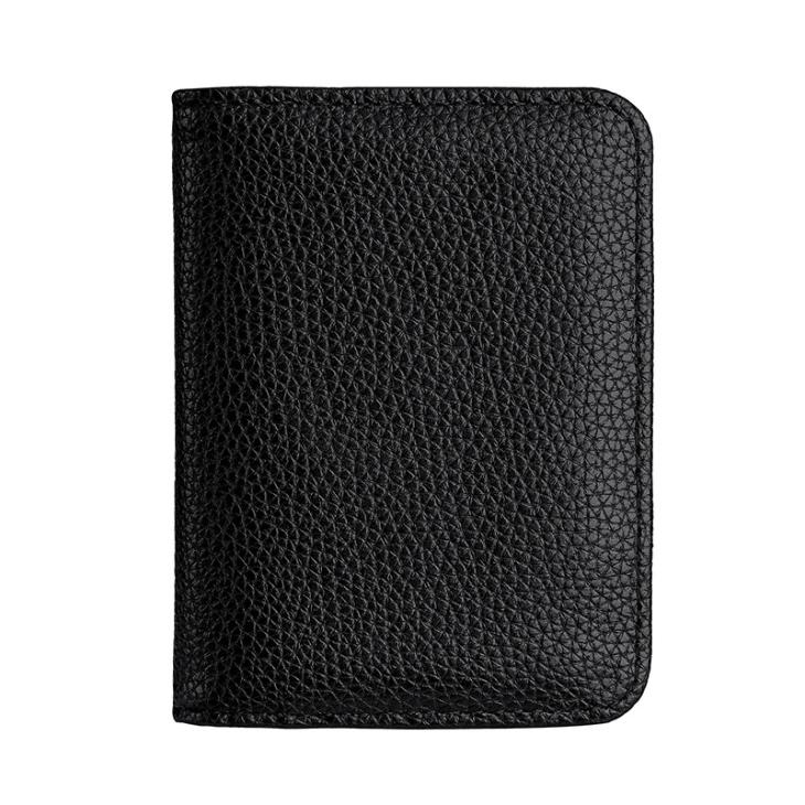 Black Leather Pebbled Cardholder  |  Mens Bags & Wallets Accessories Bags & Wallets