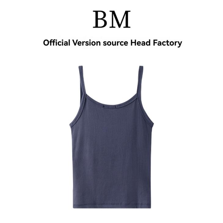 Black Lettuce Hem Vest Top  |  Womens T-Shirts & Vests Clothing T-Shirts & Vests