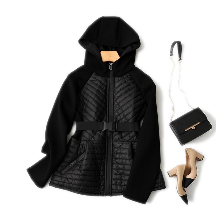 Black Packable Faux Padded Jacket  |  Womens Coats & Jackets Clothing Coats & Jackets