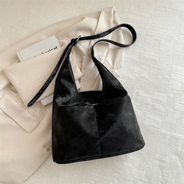 Black Panel Suede Slouch Tote Bag  |  Womens Bags, Purses & Luggage Accessories Bags, Purses & Luggage