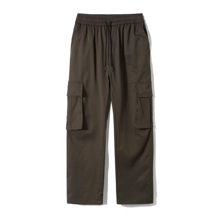 Black Regular Fit Cargo Trousers  |  Mens Trousers Cargos Cargos