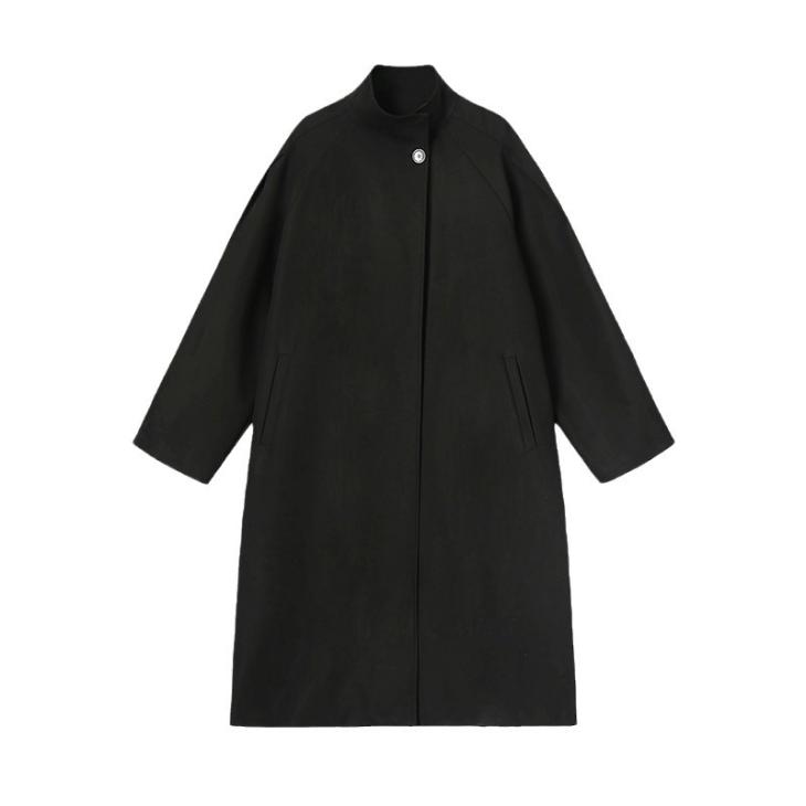 Black Regular Fit Wool Blend Coat  |  Mens Coats & Jackets Clothing Coats & Jackets