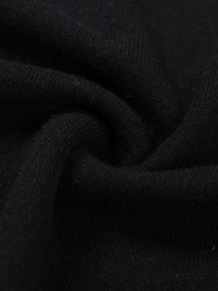 Black Ribbed Scarf  |  Mens Scarves & Gloves Accessories Mens