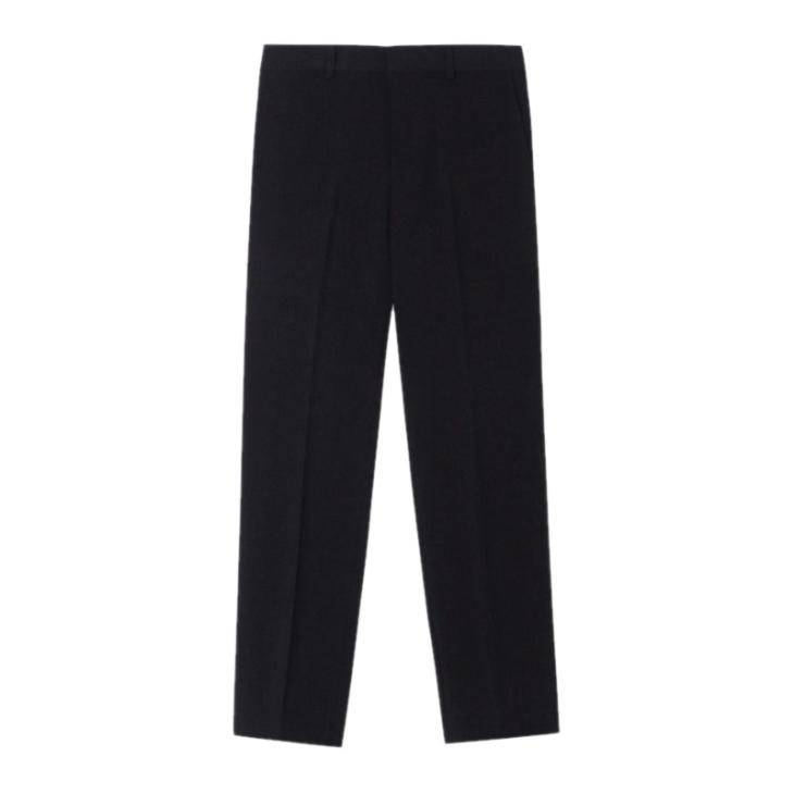 Black Slim Fit Smart Trousers  |  Mens Trousers Clothing Mens