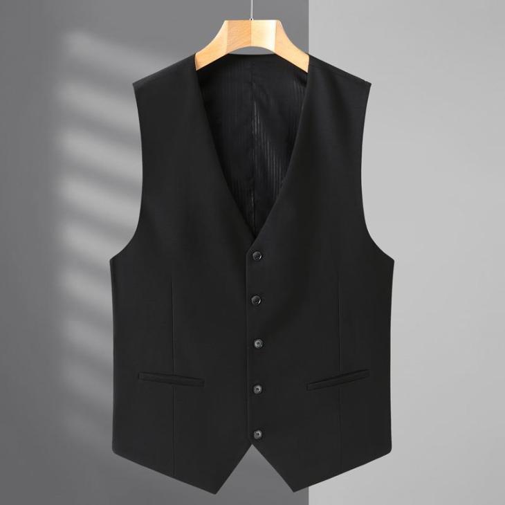 Black Slim Fit Waistcoat  |  Mens Suits Clothing Mens