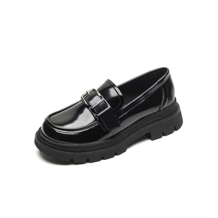 Black Trim Chunky Loafers  |  Womens Loafers Loafers Loafers