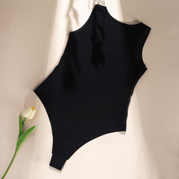 Black V Neck Bodysuit  |  Womens Tops & T-Shirts Clothing Tops & T-Shirts