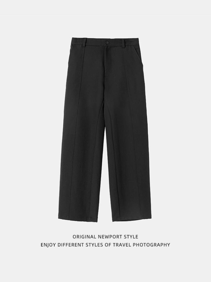 Black Wide Leg Trousers  |  Womens Trousers Clothing Trousers