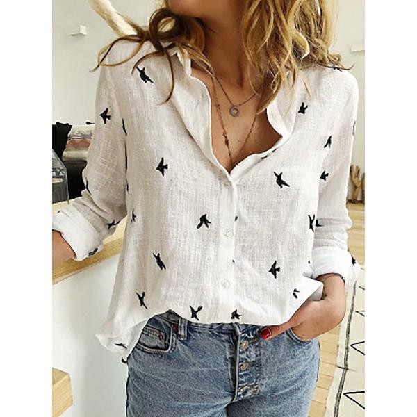 Blue Embroidered Oversized Shirt  |  Womens Tops & T-Shirts Blouses & Shirts Blouses & Shirts