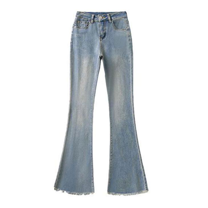 Blue High Rise Tummy Holding Flared Jeans  |  Womens Jeans Clothing Jeans