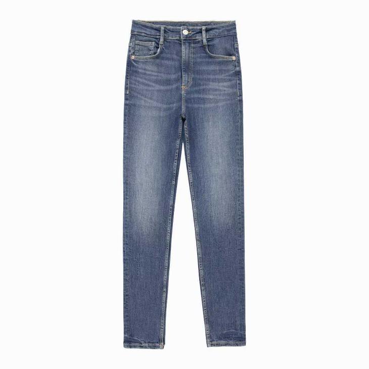 Blue High Waisted Super Skinny Jeans  |  Womens Jeans Clothing Jeans