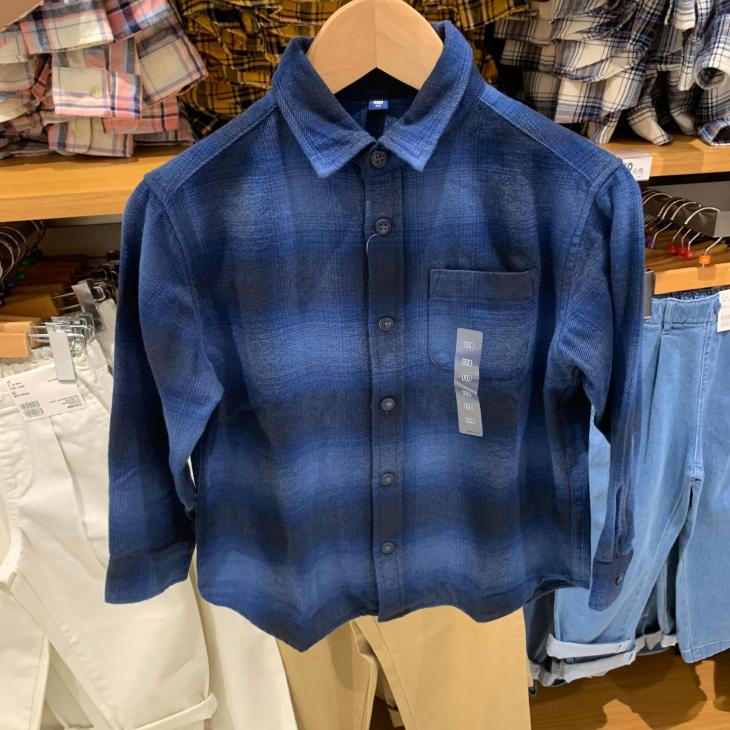 Blue Regular Fit Check Shirt  |  Mens Shirts Clothing Mens