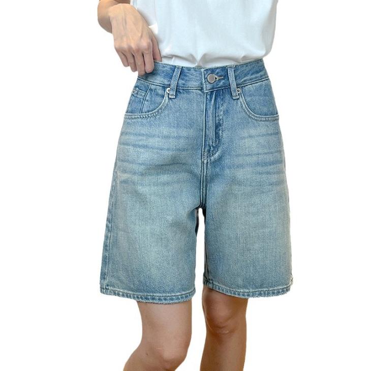 Blue Relaxed Fit Jean Short  |  Mens Shorts Clothing Mens