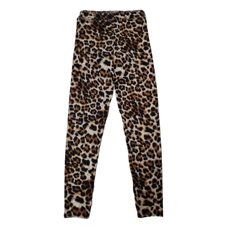 Brown High Waisted Leopard Cropped Leggings  |  Womens Trousers Clothing Leggings & Joggers