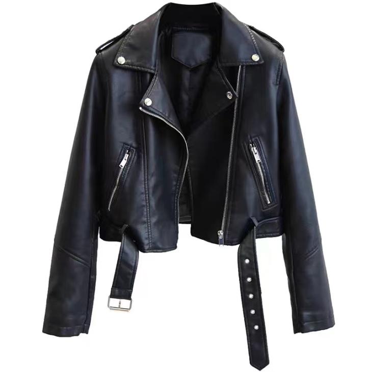 Brown Leather Oversized Biker Jacket  |  Womens Coats & Jackets Clothing Coats & Jackets