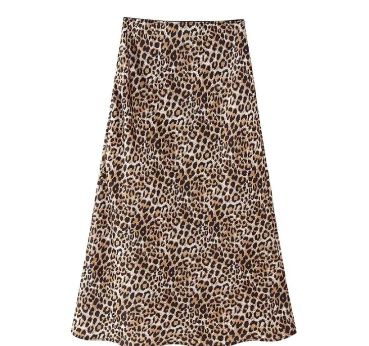 Brown Leopard Pencil Ribbed Maxi Skirt  |  Womens Co-Ord Sets Clothing Co-Ord Sets