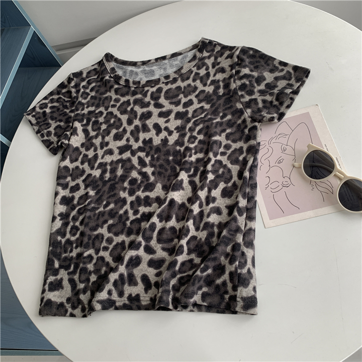 Brown  Leopard Print Oversized T-Shirt  |  Womens Co-Ord Sets Clothing Co-Ord Sets