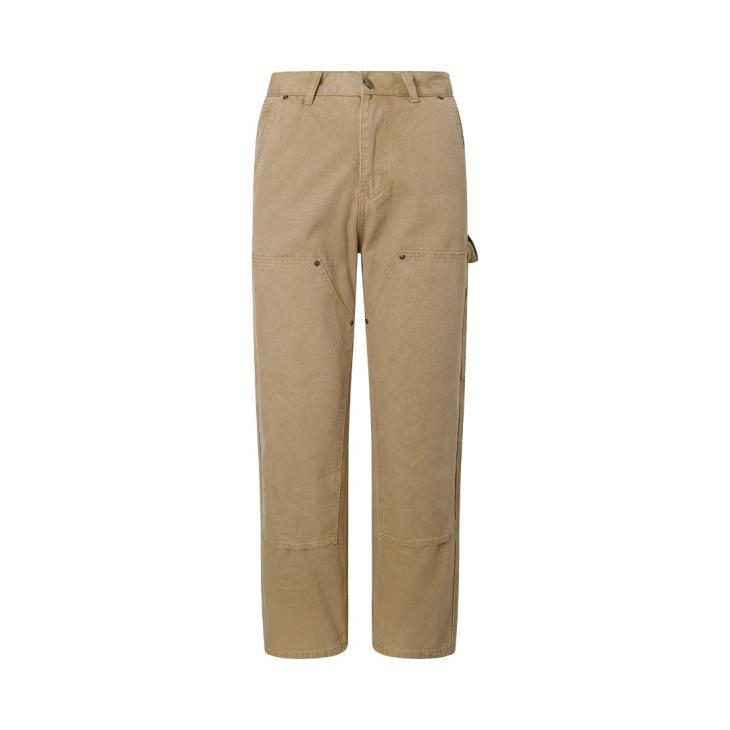 Brown Relaxed Fit Carpenter Trousers  |  Mens Trousers Clothing Mens