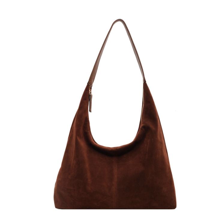 Brown Suede Fold Over Shoulder Bag  |  Womens Bags, Purses & Luggage Accessories Bags, Purses & Luggage