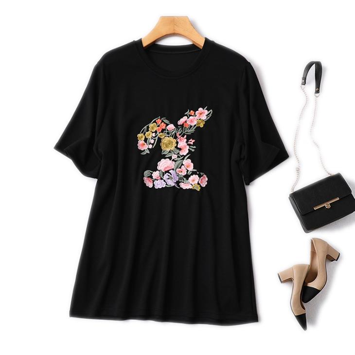 Cream Floral Graphic Boyfriend T-Shirt  |  Womens Tops & T-Shirts Clothing T-Shirts & Vests