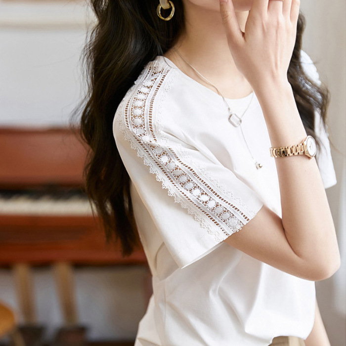 Cream Frill Stitched Top  |  Womens Blouses & Shirts Blouses & Shirts Blouses & Shirts