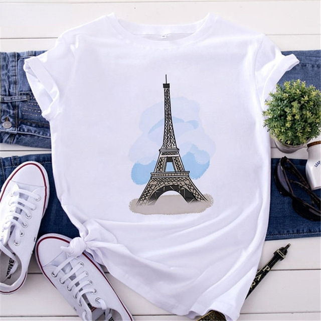 Cream Paris Graphic T-Shirt  |  Womens Tops & T-Shirts Clothing T-Shirts & Vests