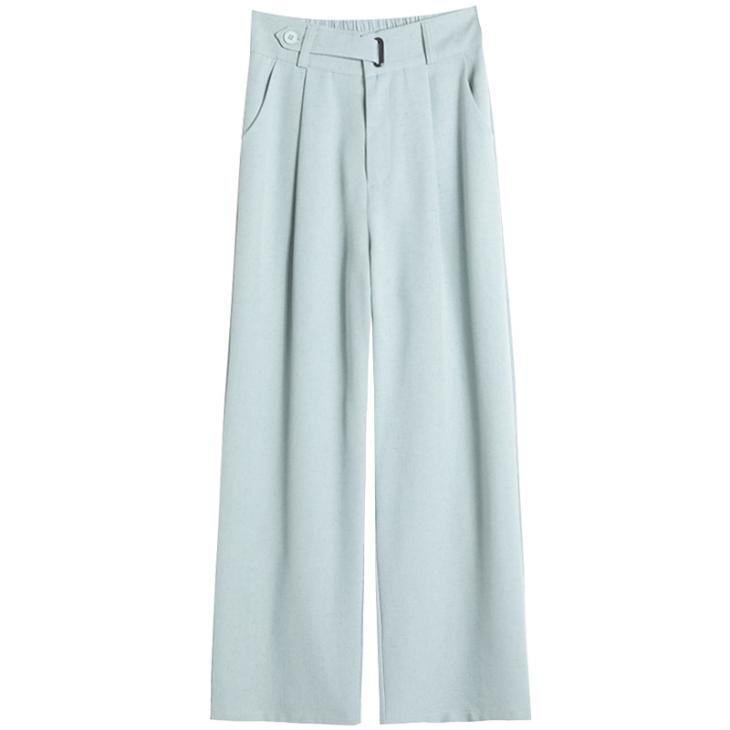 Cream Premium High Waisted Wide Leg Trousers  |  Womens Trousers Clothing Trousers