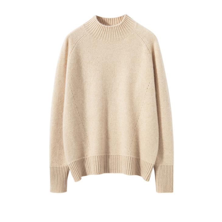 Cream Roll Neck Jumper  |  Womens Jumpers & Cardigans Clothing Jumpers & Cardigans