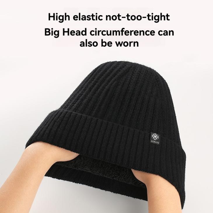 Dark Grey Rib Beanie  |  Mens Hats Mens Hats