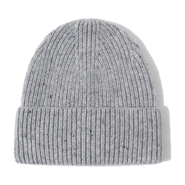 Ecru Ribbed Beanie Hat  |  Mens Hats Accessories Hats