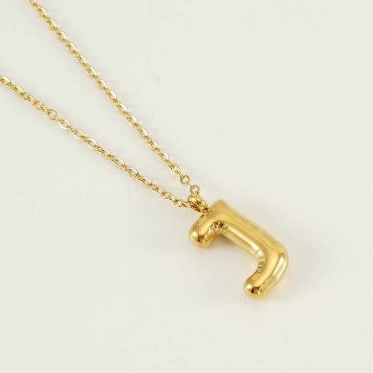 Gold Plated J Initial Necklace  |  Womens Jewellery Accessories Jewellery