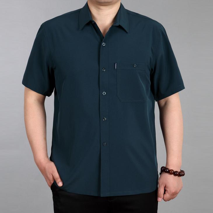 Green Regular Fit Linen Blend Shirt  |  Mens Shirts Clothing Mens