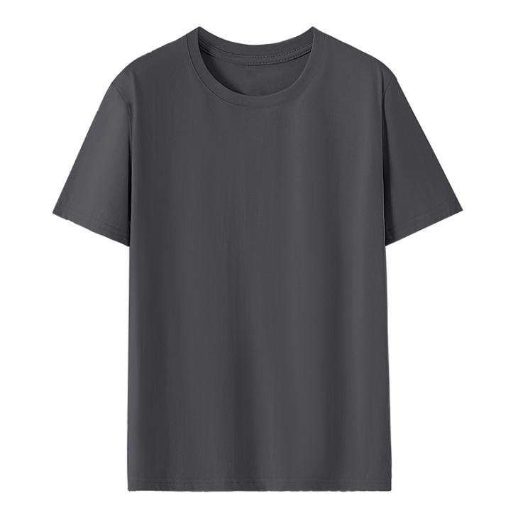 Grey Muscle Fit Ri Studio T-Shirt  |  Mens Tops Clothing Essentials