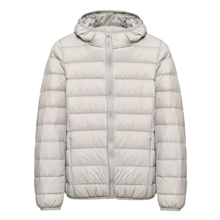 Grey Quilted Hooded Puffer Jacket  |  Mens Coats & Jackets Clothing Coats & Jackets