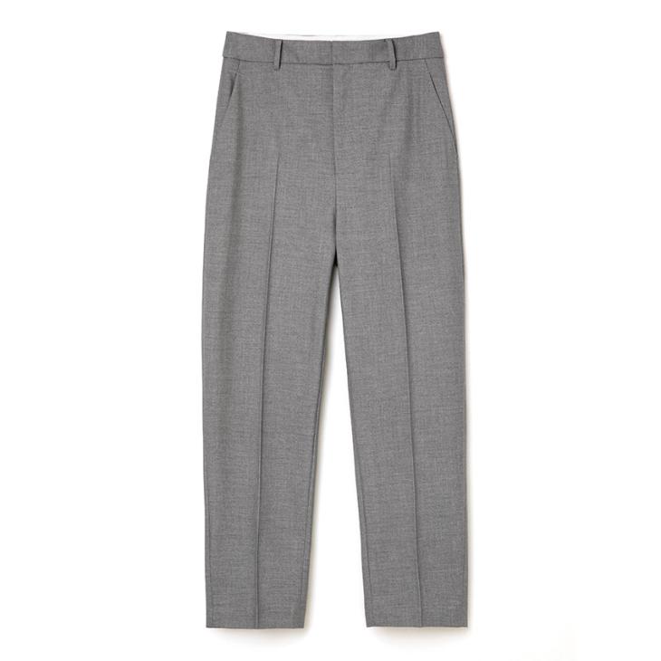 Grey Slim Fit Textured Suit Trousers  |  Mens Essentials Clothing Essentials